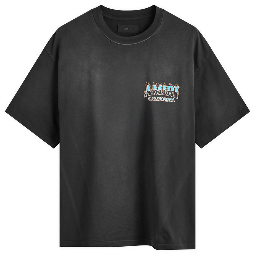 T-shirt AMIRI Amiri Sunny Place Oversized T-Shirt, Size Large Svart | AWJYTE1069-001