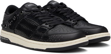 Sneakers och skor AMIRI AMIRI Crystal Studded Skel Top Low Svart | AMFOSR1170, 3
