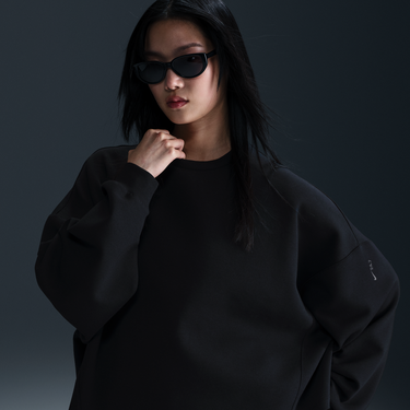 Sweatshirt Nike 24.7 Impossibly Soft Dri-FIT Crewneck Sweatshirt Svart | HQ8193-010, 0