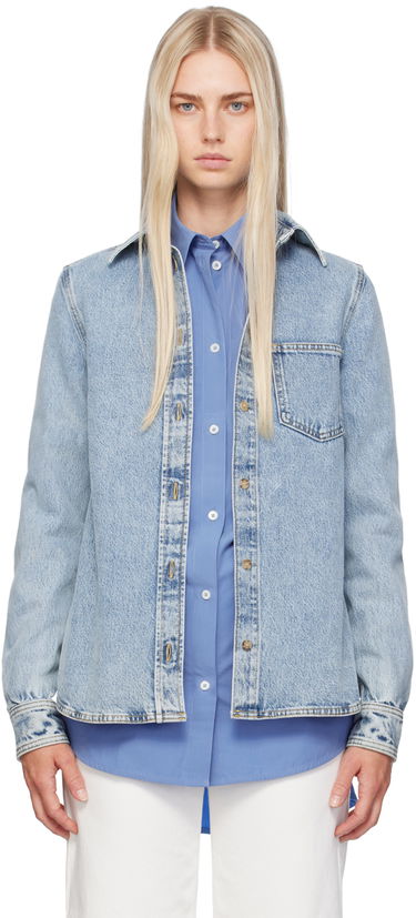 Skjorta TOTEME Petite Denim Shirt Blå | 243-WRT0330-FB0045, 0
