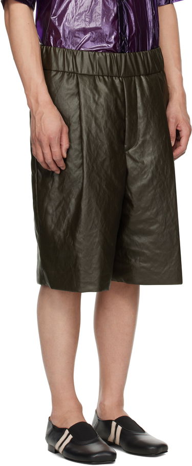 Shorts Dries Van Noten Dries Van Noten Pleated Shorts Brun | 251-020952-1502, 4