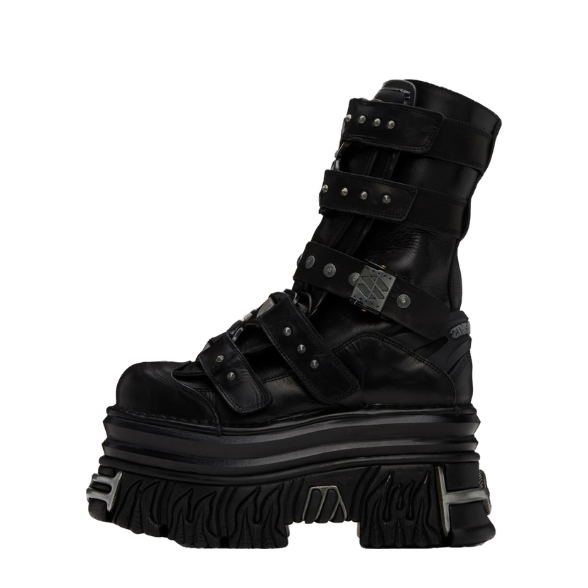 Sneakers och skor VETEMENTS New Rock Edition Gamer Boots Svart | UA65BO100B