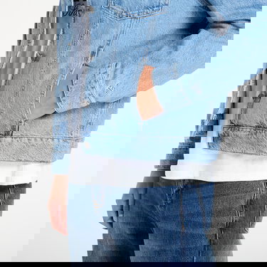 Jacka New Era New York Yankees Denim Jacket Blå | 60684315, 4