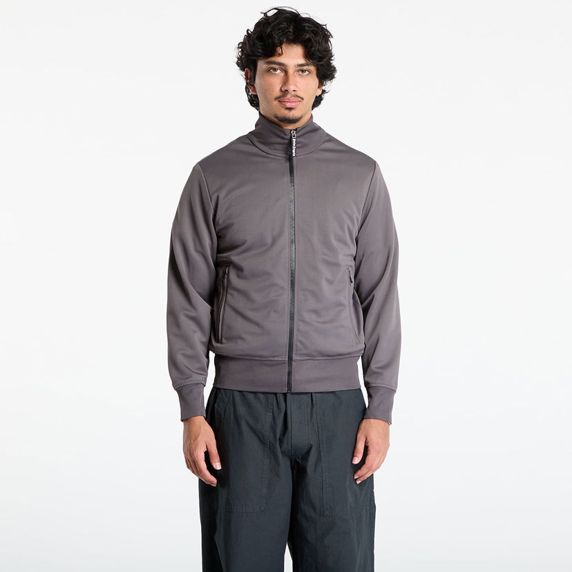 Jacka Palm Angels Palm Angels Back Curved Logo Track Jacket Grå | PMBD089F25FAB0020703