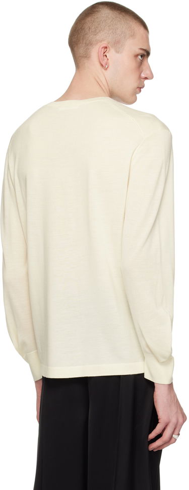 Sweater Helmut Lang Curved Sleeve Sweater Beige | O01HM703, 2