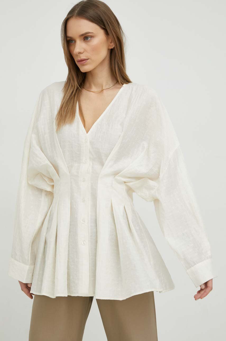 Skjorta Samsoe Samsoe Shirt Vit | F23100157, 0