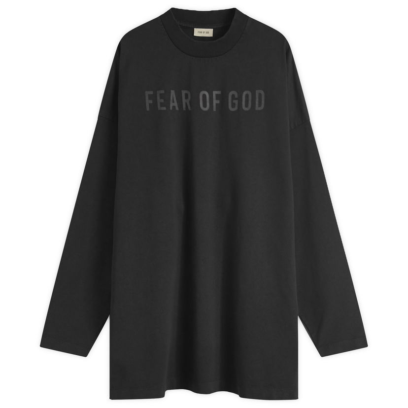 T-shirt Fear of God Long Sleeve Thunderbird Logo T-Shirt Svart | FG24FW50-10175EGHWJ-001