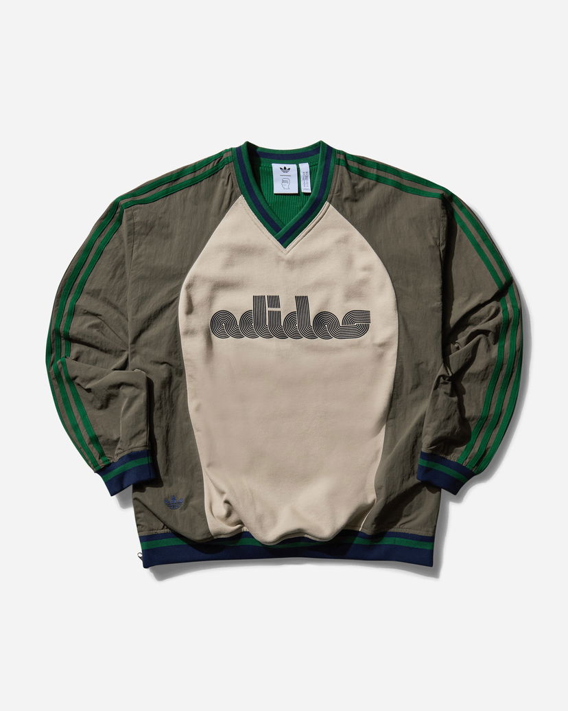 Sweatshirt adidas Originals Brain Dead Pullover Grön | JN7153