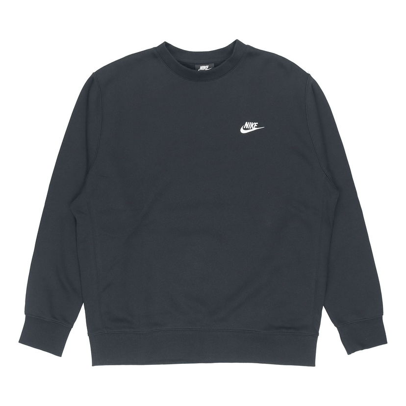 Sweater Nike Sportswear Club Fleece Round Neck Pullover Svart | BV2663-010