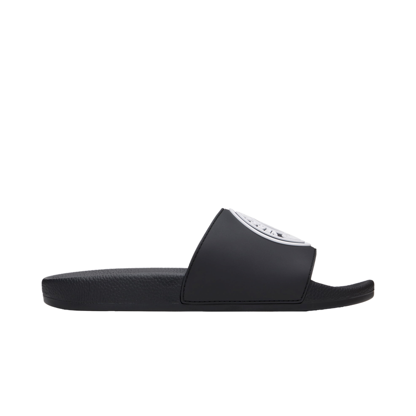 Sneakers och skor Versace Slides With Logo Svart | E77YA3SQ3_EZS192