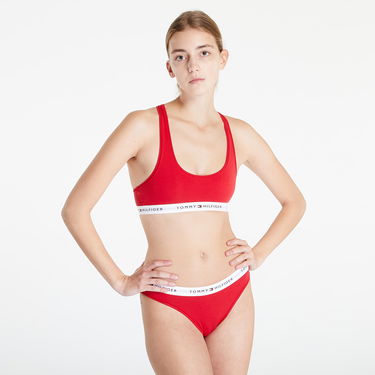 Behå Tommy Hilfiger Icon 2.0 Unlined Bralette Röd | UW0UW03820 XLG, 1