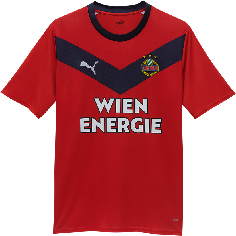 Jersey Puma Puma SK Rapid Wien Away Jersey 2023/24 Röd | skr771109-002