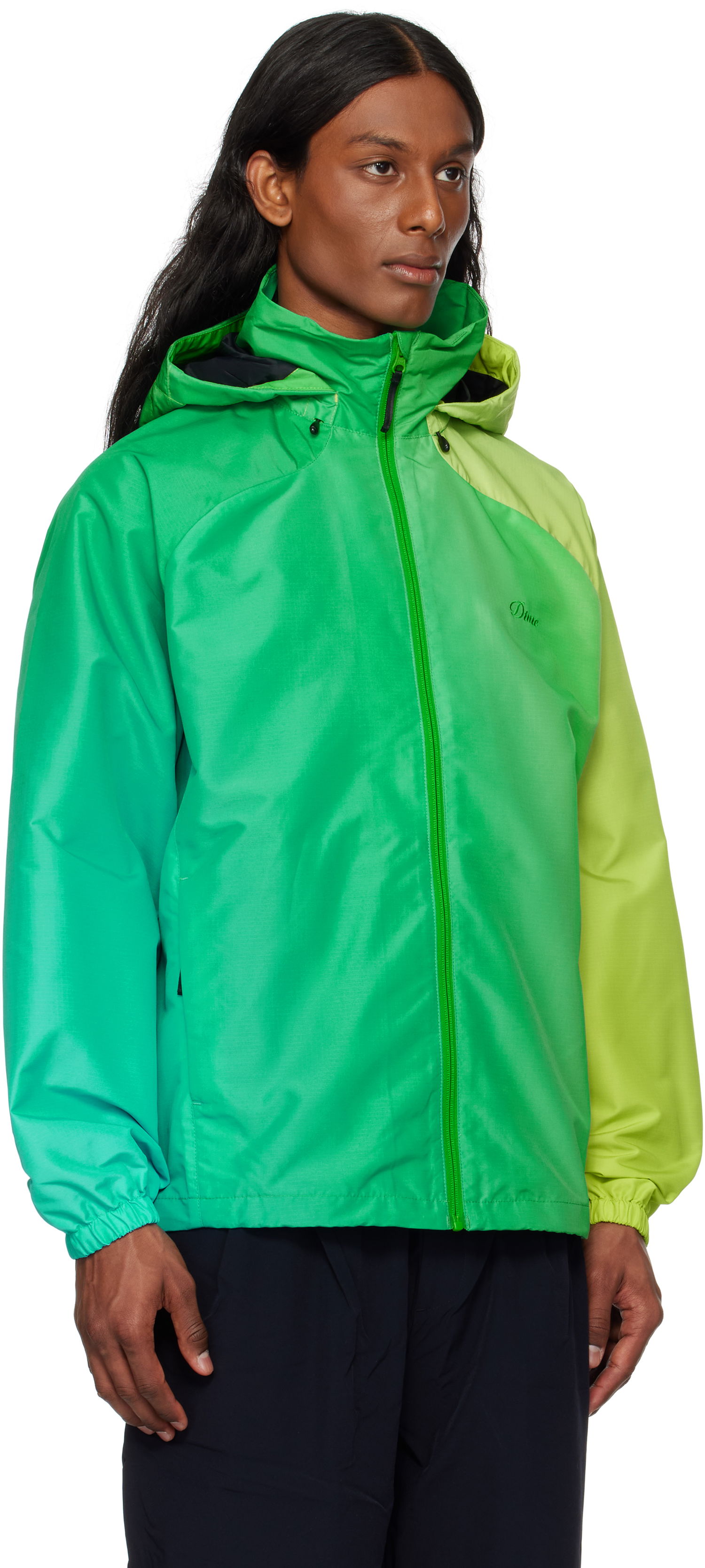 Vindjacka Dime Dime Gradient Windbreaker Jacket Grön | DIME2SP251GRN, 1