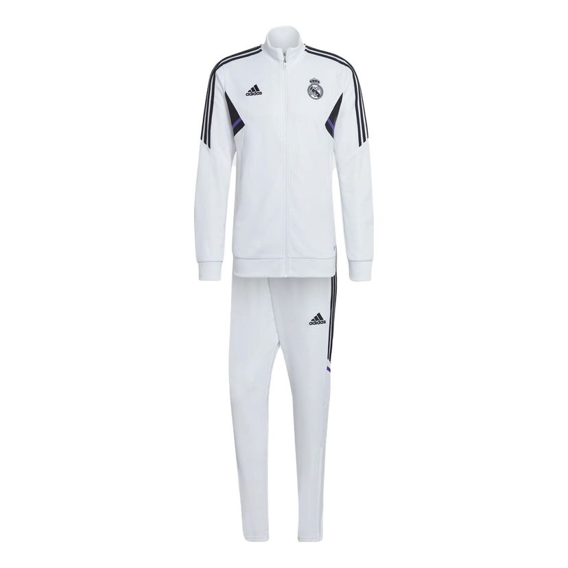 Träningsoverall adidas Originals Real Madrid Tracksuit Vit | HG4017
