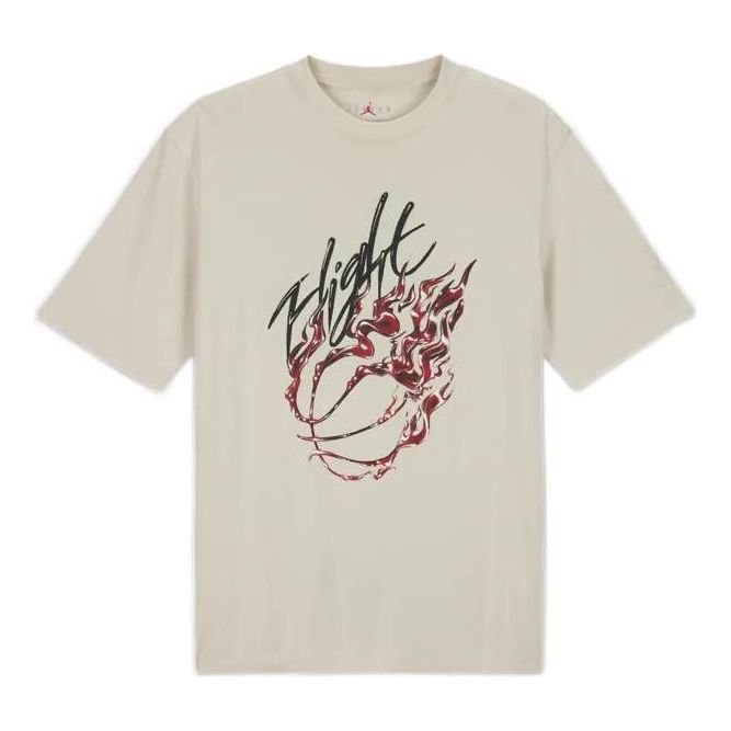 T-shirt Jordan Travis Scott Flight T-Shirt Beige | DO4102-104
