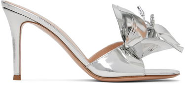 Sneakers och skor Gianvito Rossi Flower Heeled Sandals Metallisk | G15360.85RIC.MET, 0