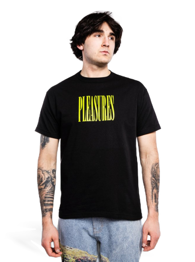 T-shirt Pleasures Stretch T-Shirt Svart | P21W044-BLACK