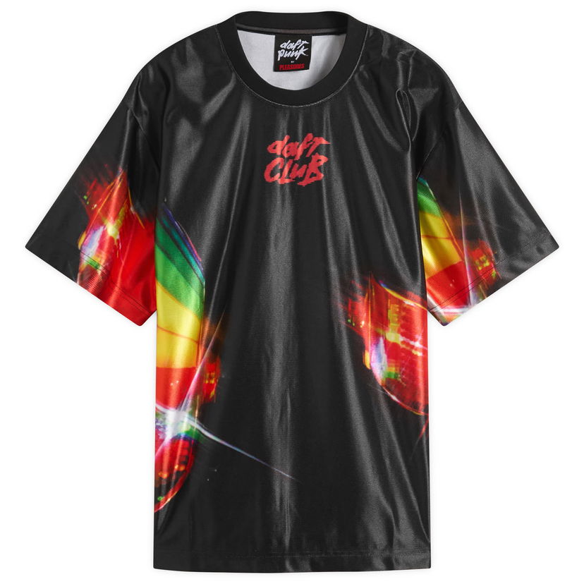 T-shirt Pleasures Pleasures Daft Club Sport Shirt, Size Large Svart | P25DP002-BLK