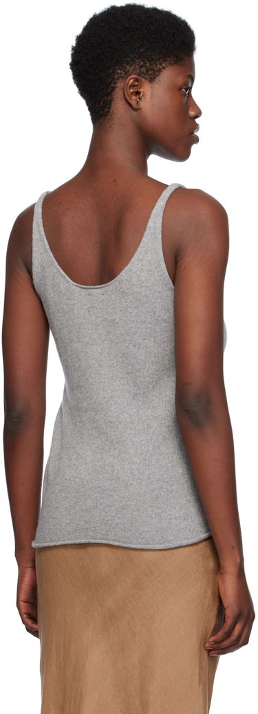 Linne Baserange Sleeveless Ribbed Tank Top Grå | KNRT-RC-SP24, 2