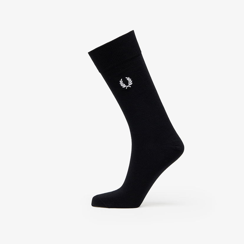 Strumpor Fred Perry Classic Laurel Wreath Sock Black Svart | C7135 843