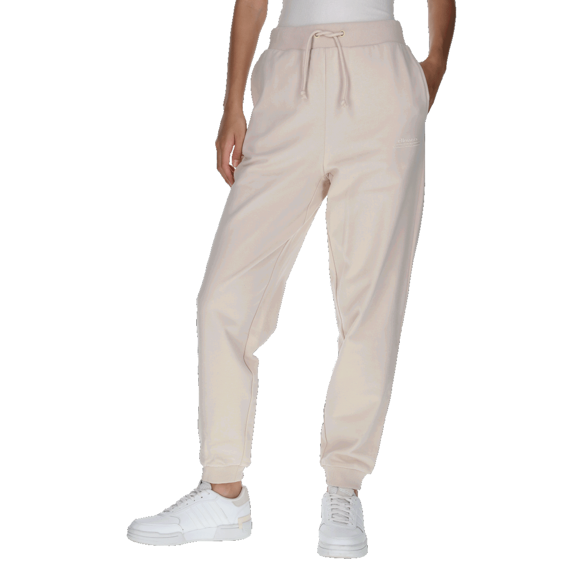 Träningsbyxor Ellesse Drawstring Cuffed Sweatpants Beige | ELA243F101-92, 0