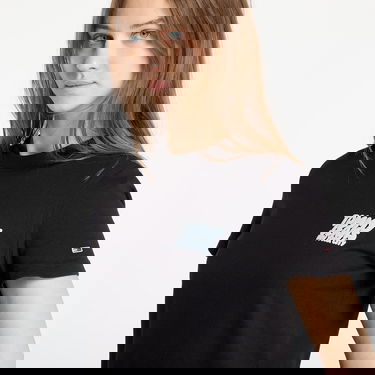 T-shirt Tommy Hilfiger Tommy Jeans Regular Bubble T-Shirt Svart | DW0DW21338 BDS, 1