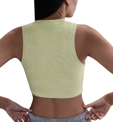 Linne Nike Nike Chill Knit Cropped Tank Top Gul | fb8279-701, 1