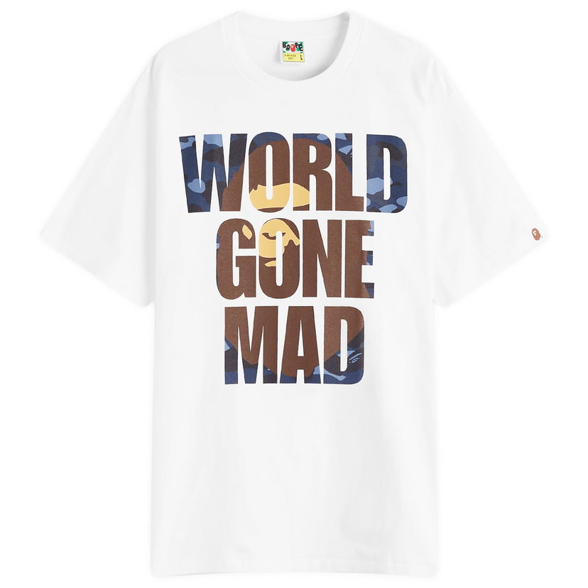 T-shirt BAPE Color Camo WGM Ape Head T-Shirt, Size Large Vit | 001TEK801024M-WHT
