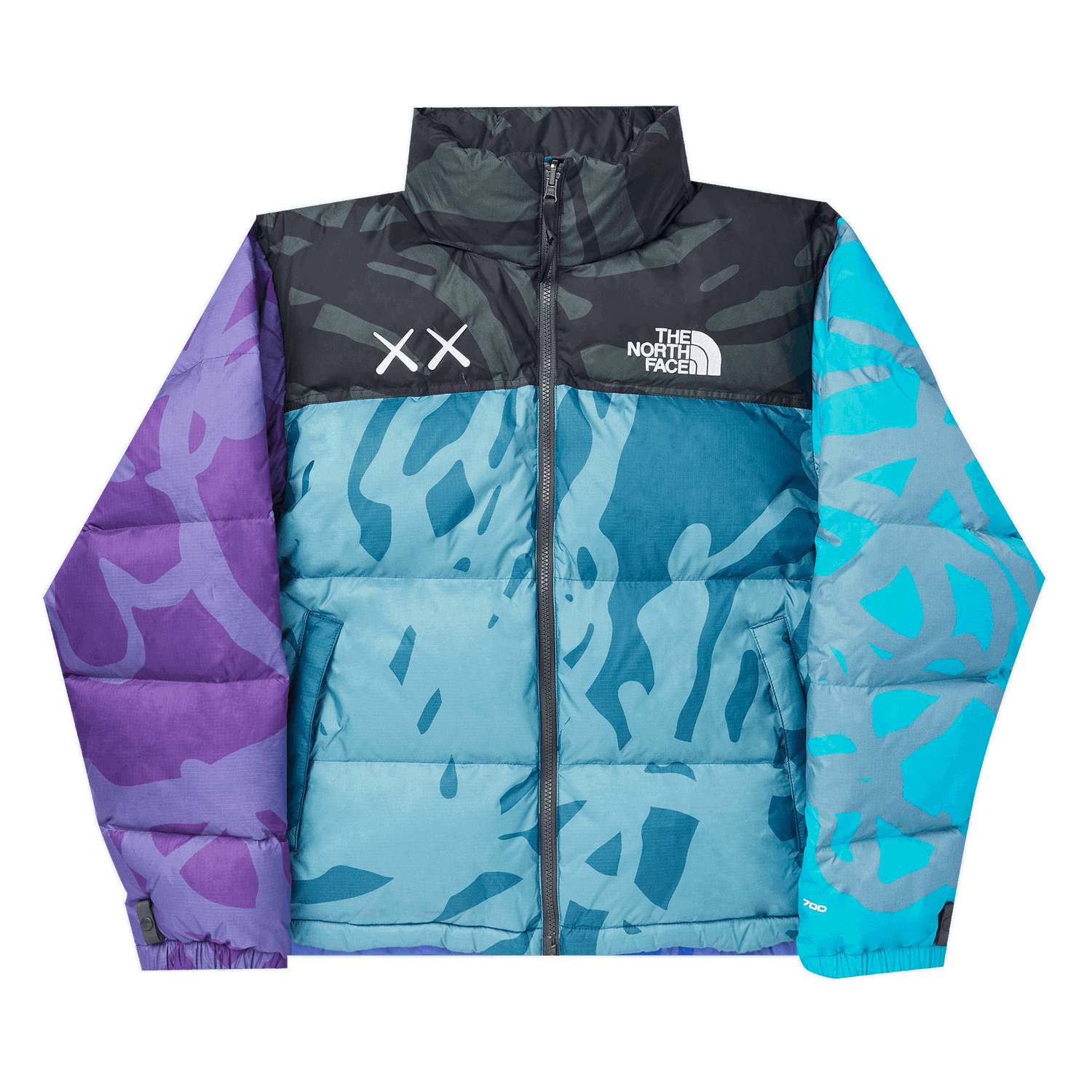 Pufferjacka The North Face KAWS x Retro 1996 Nuptse Puffer Jacket Flerfärgad | NF0A7WLU75S, 0