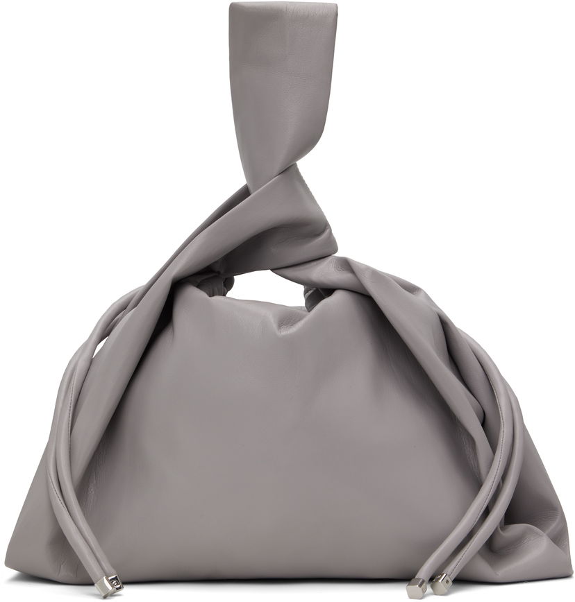 Handväska Nanushka Nanushka Jen Drawstring Pouch Grå | NW25RSBG02392