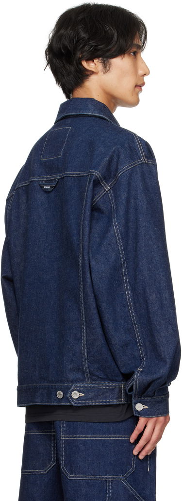 Jacka VETEMENTS VETEMENTS Hip-Hop Denim Jacket Blå | UH76DJ250N, 2