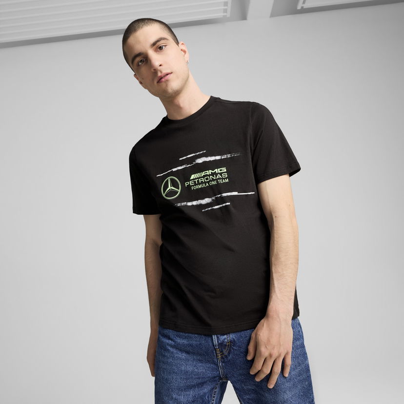 T-shirt Puma Mercedes-AMG Petronas F1® Logo T-Shirt Svart | 627343_01