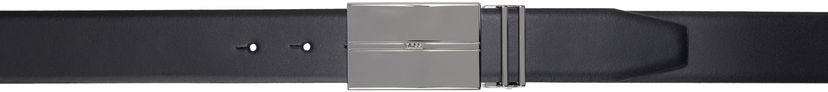Bälten BOSS BOSS Interchangeable Buckle Leather Reversible Belt Svart | 50537099