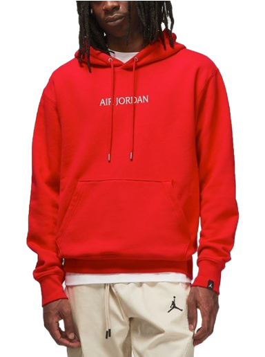 Sweatshirt Jordan Logo Fleece Hoodie Röd | DO6094-612