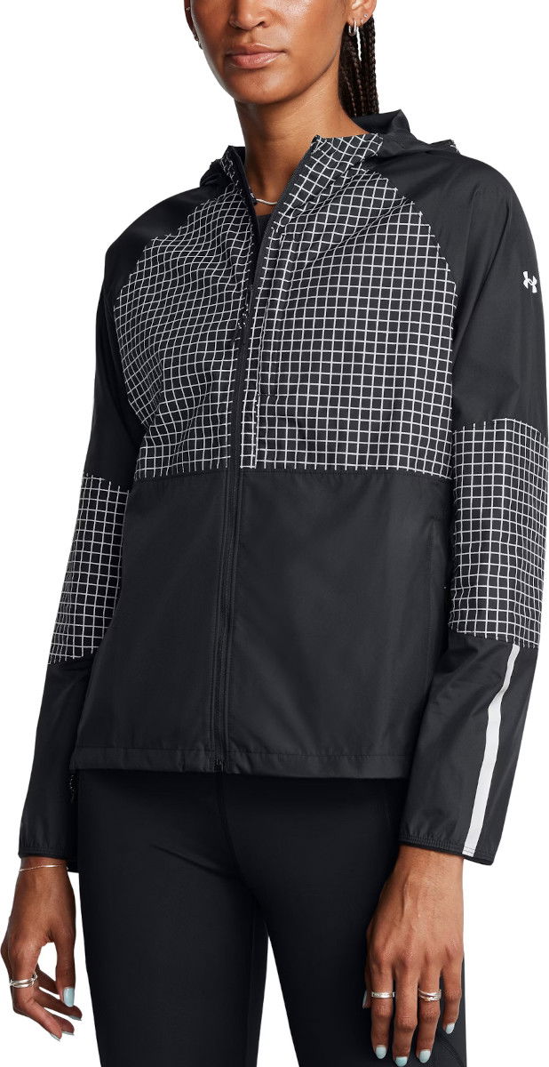 Vindjacka Under Armour Under Armour UA Launch Elite CW Hooded Running Jacket Svart | 1386352-001