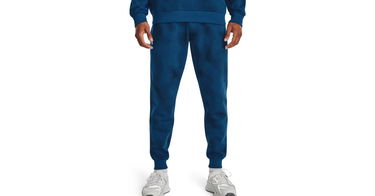 Byxor och jeans Under Armour Rival Fleece Printed Mörkblå | 1379777-426, 1