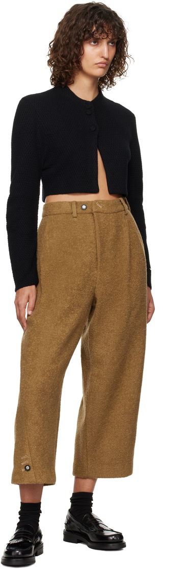 Sweater ADER ERROR Cropped Buttoned Cardigan Svart | BN01FWKT0701BK, 3
