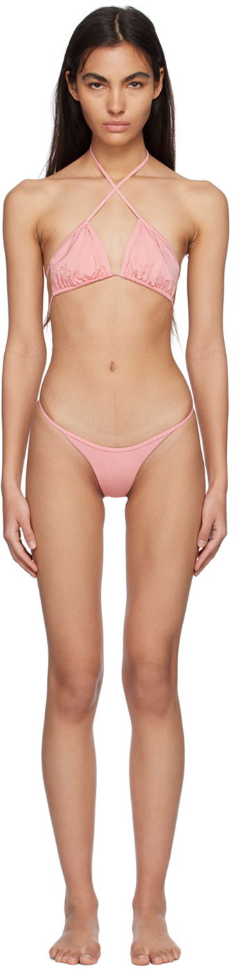 Badkläder Blumarine Blumarine Exclusive Bikini Rosa | 2D008A