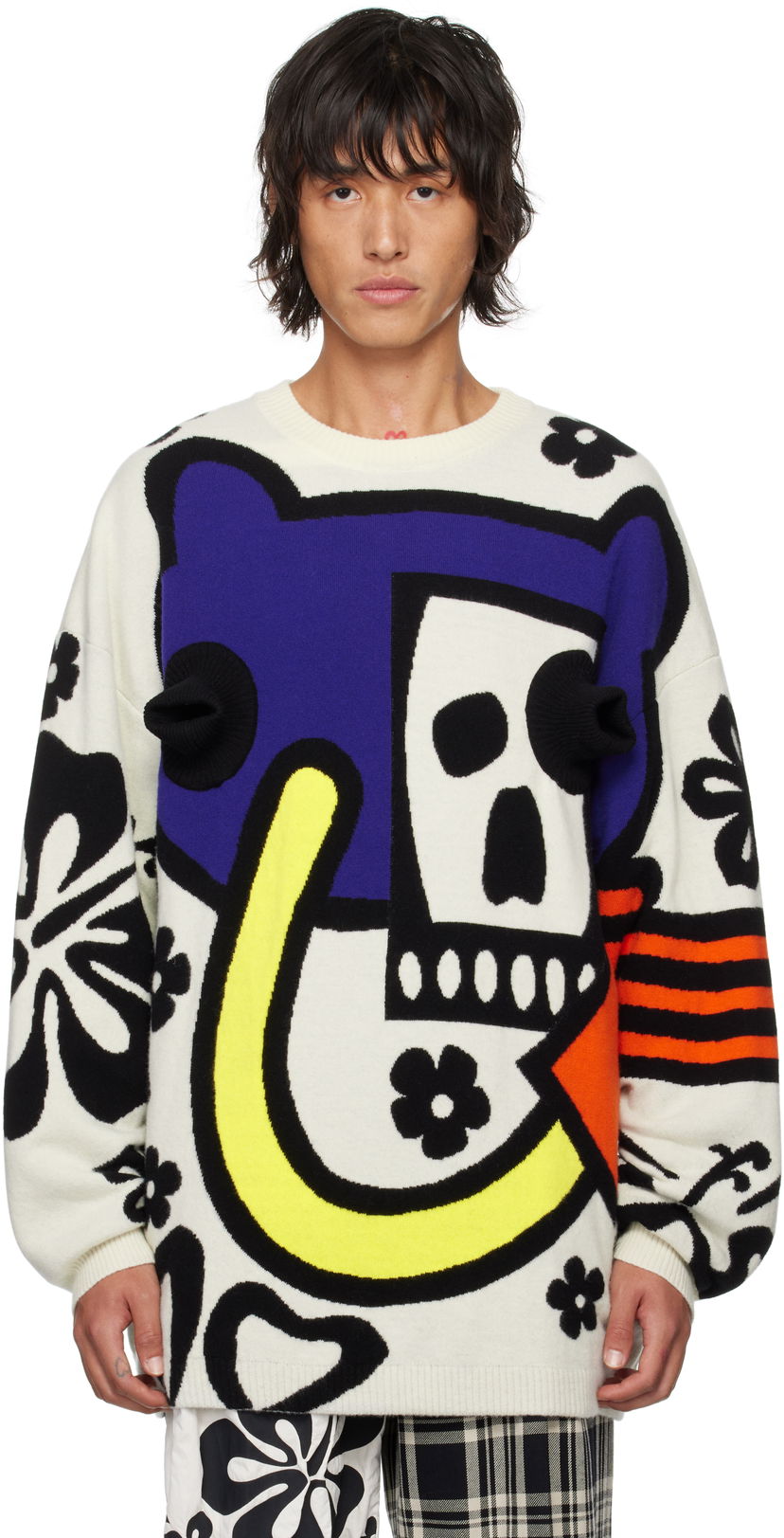 Sweater Walter Van Beirendonck Knit Crewneck Sweater Flerfärgad | 5001