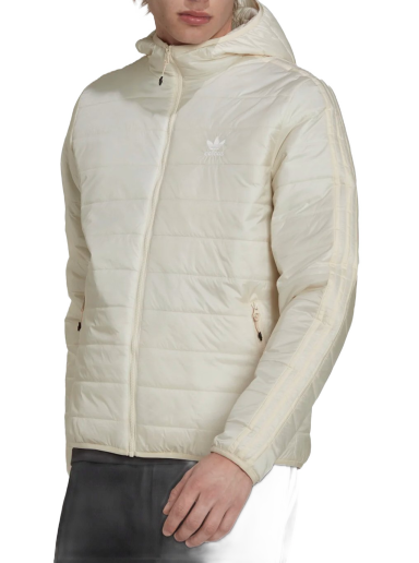 Jacka adidas Originals Jacket Padded Hooded Puffer Beige | hl9213