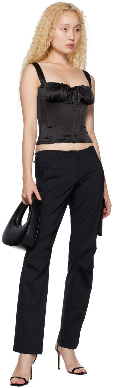 Cargo byxor Miaou Miaou Raven Cargo Trousers Svart | 1019-CL-BLK, 3