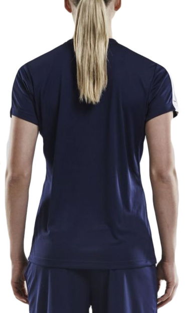 Jersey Craft PROGRESS Contrast Short-Sleeve V-Neck Jersey Mörkblå | 1905567-1390, 1