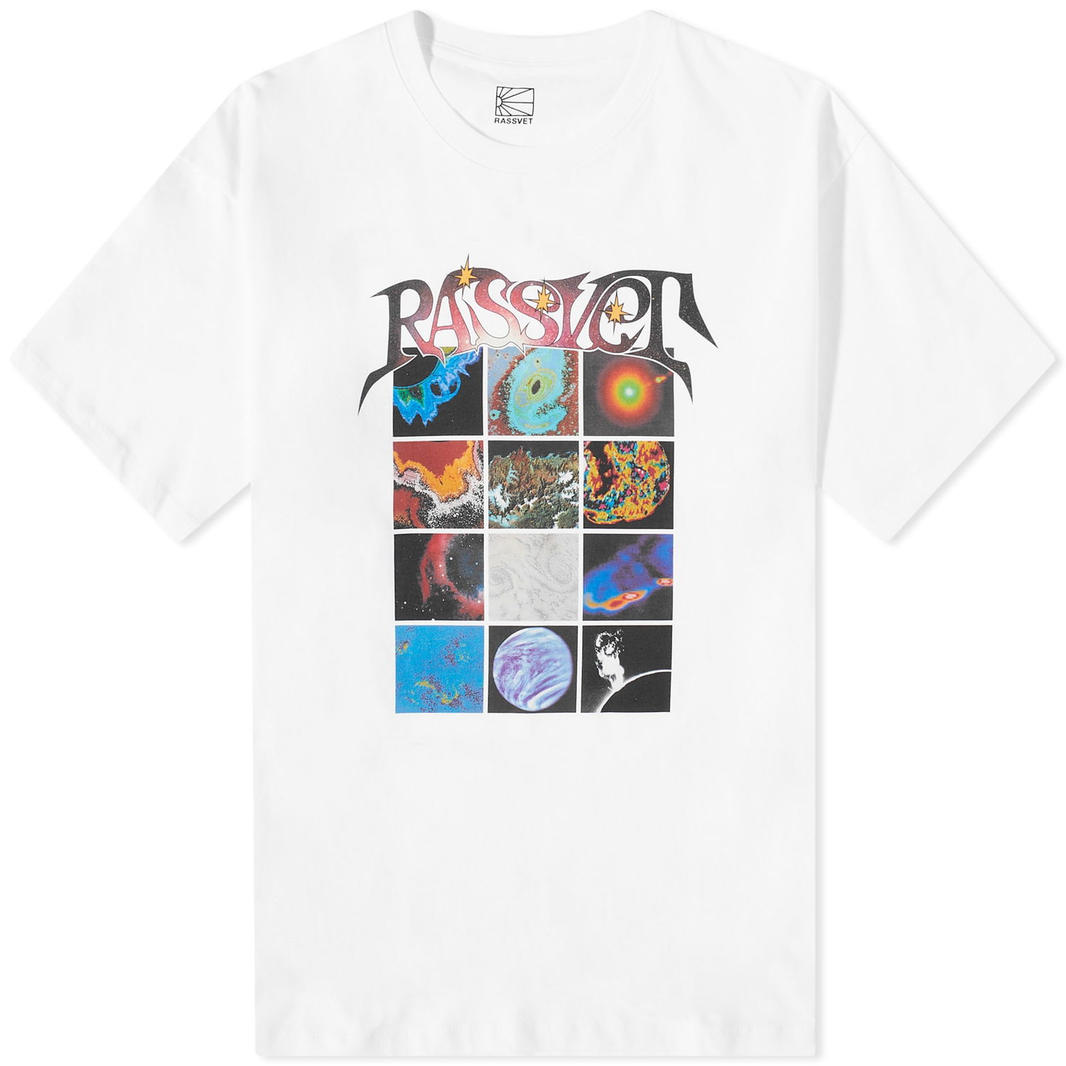 T-shirt PACCBET Space Logo Tee Vit | PACC12T010-WH, 0