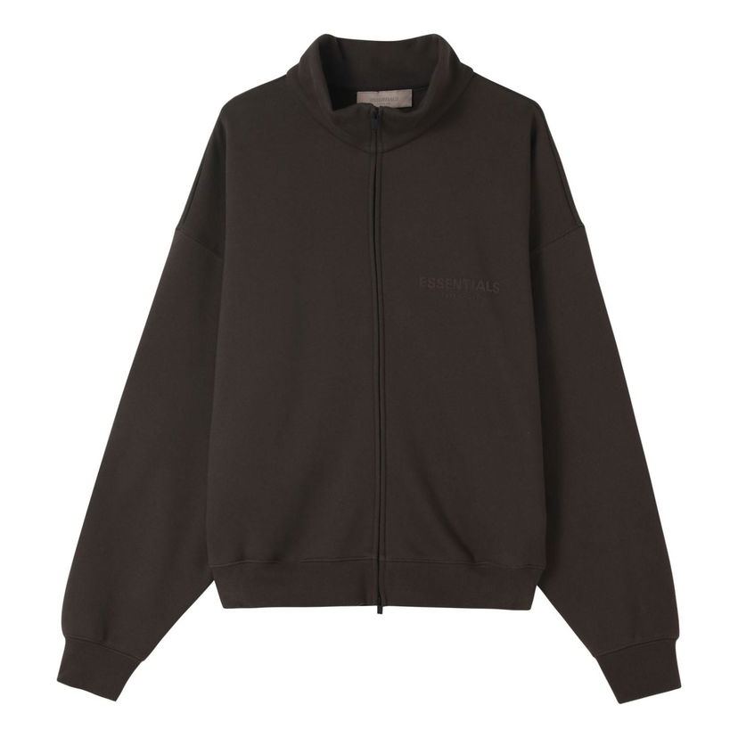Sweatshirt Fear of God Fear of God Essentials Zip-Up Sweatshirt Brun | FOG-FW22-498