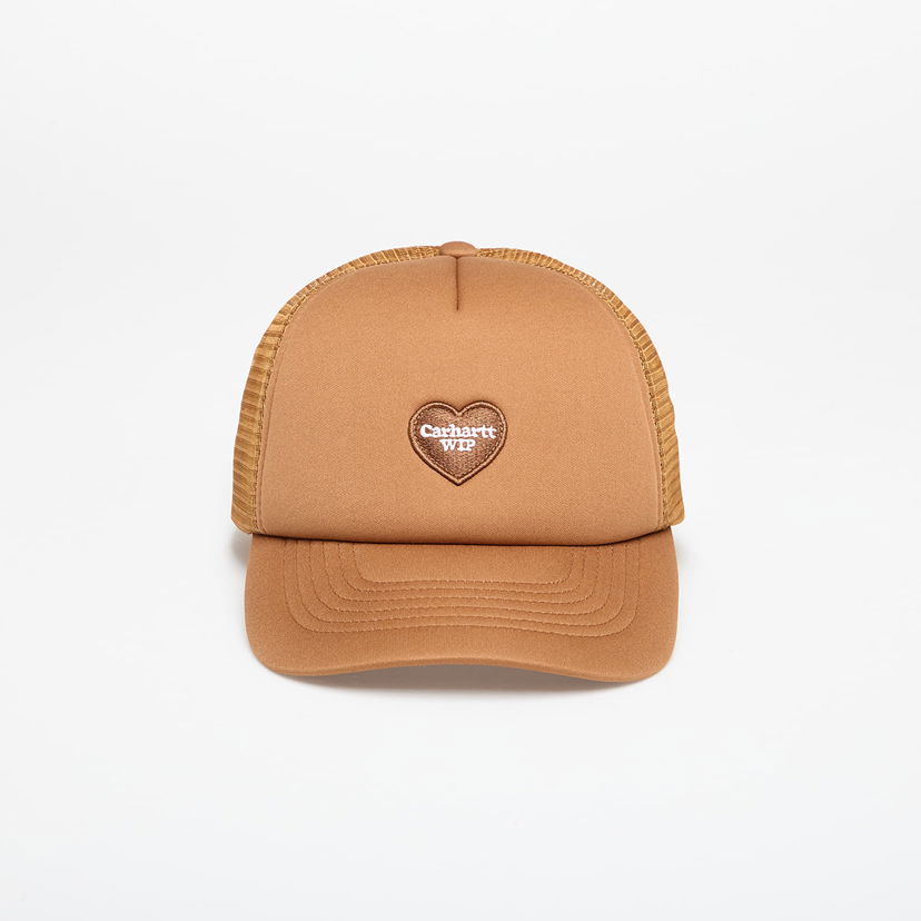 Keps Carhartt WIP Carhartt WIP Heart Patch Trucker Cap Brun | I035250.HZXX