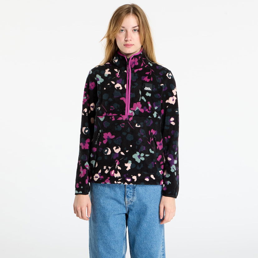 Sweatshirt Horsefeathers Viva Quarter-Zip Fleece Sweatshirt Colored Cheetah Flerfärgad | TW049A