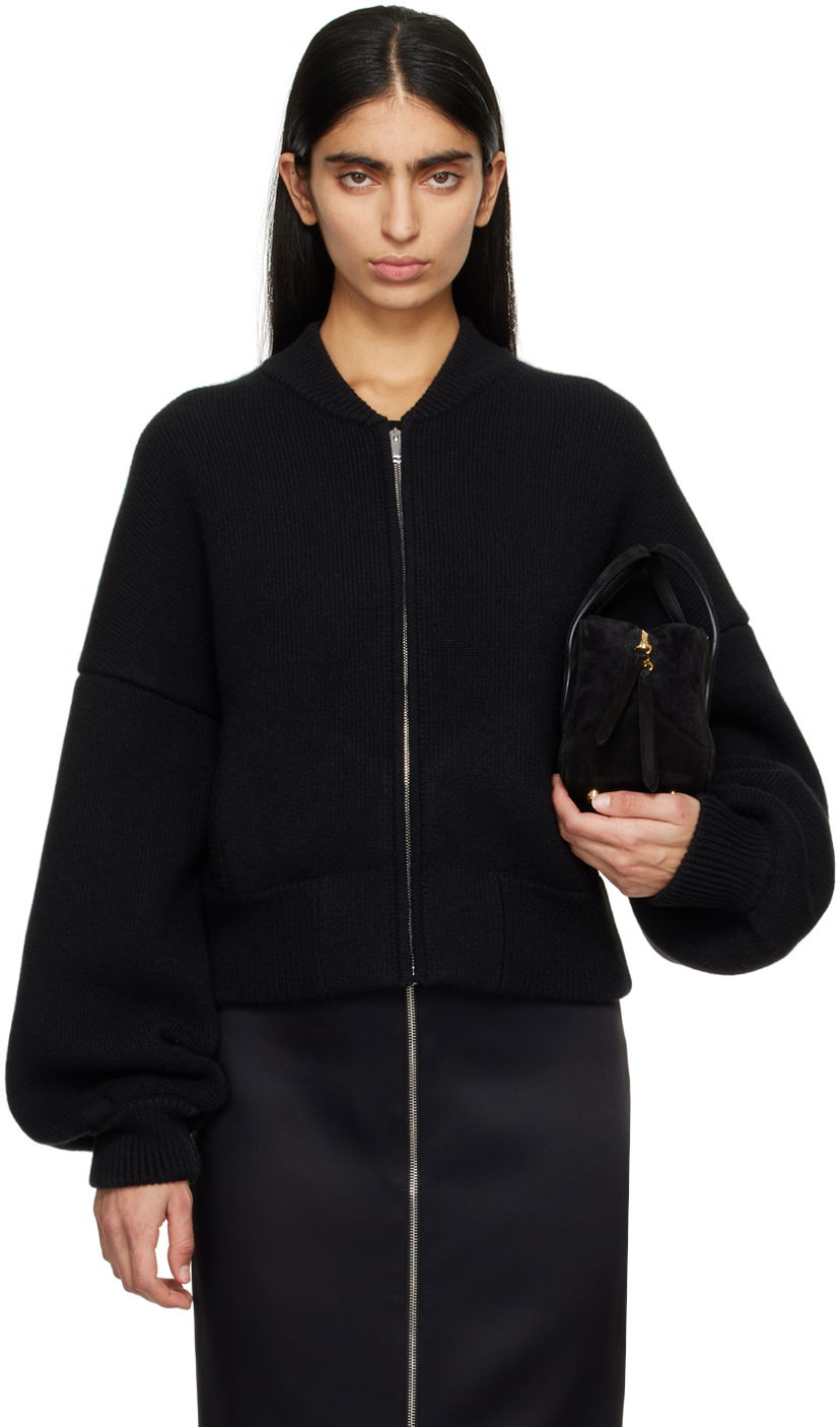 Jacka Khaite Black Rhea Jacket Svart | 9361600