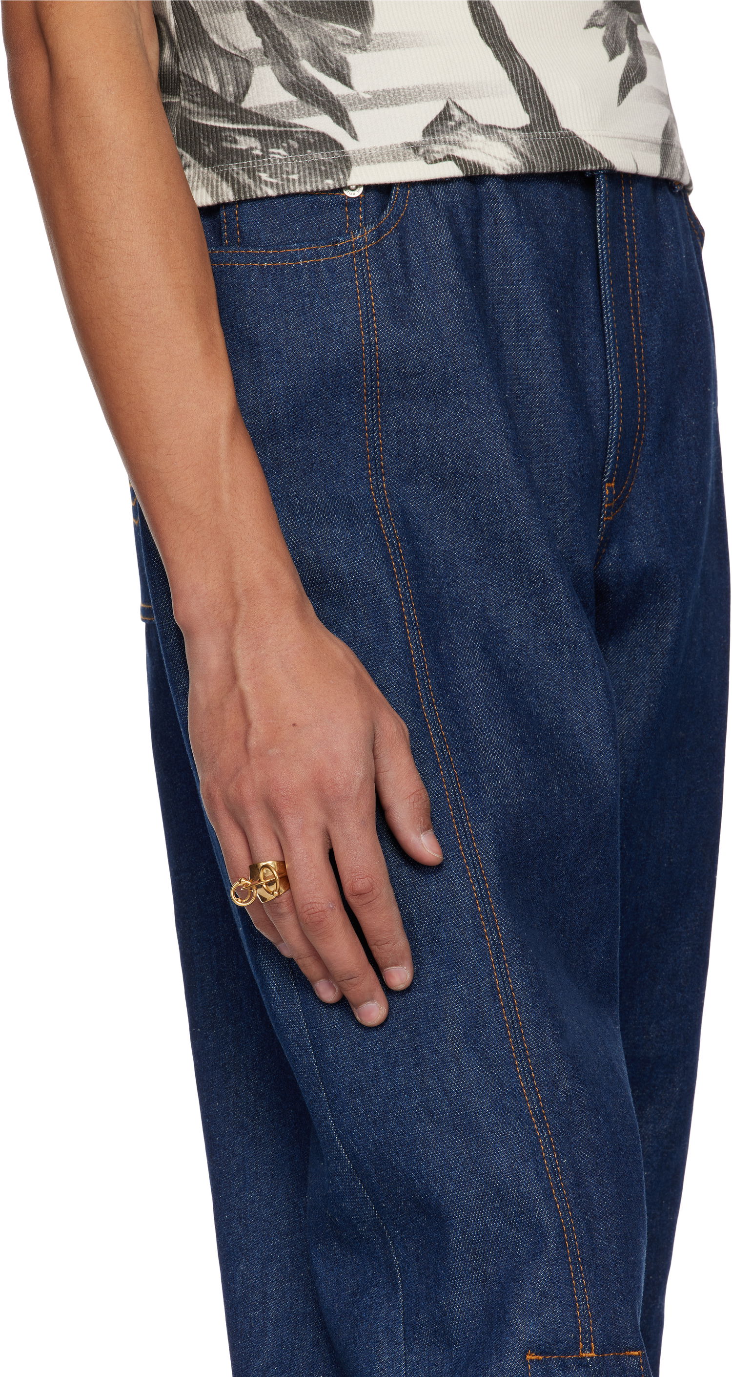 Ringa Jean Paul Gaultier Jean Paul Gaultier Multiple Loops Ring Metallisk | 24/25-U-BA012-X053-92, 1