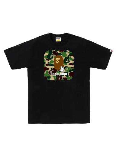 T-shirt BAPE ABC Camo Online ABC Tee Svart | 1J25-110-005