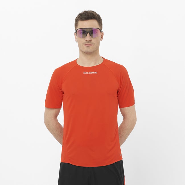 T-shirt Salomon S/Lab Speed T-Shirt Röd | LC2693500